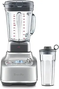 Breville BBL920BSS Super Q Commercial-Grade Home Blender, Brushed Stainless Steel